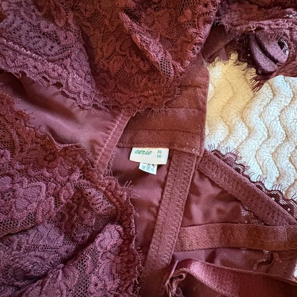 Aerie Purple Lace Bralette - Size X-Large - Picture 7 of 7